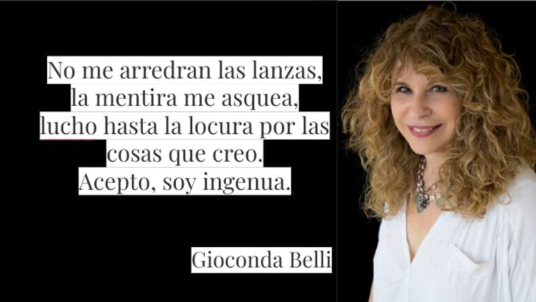 Gioconda Belli, palabras para la libertad.